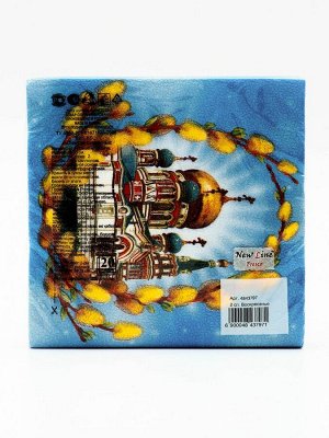 Пасхальные салфетки бумажные New Line Fresco «Пасхальное воскресенье», 2 слоя, 33х33 см, 20 шт
