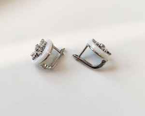Серьги с керамикой