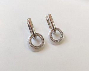 Серьги с керамикой