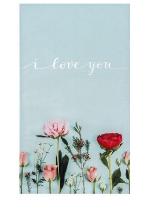 Полотенце "Этель" I love you 40х73 см, 100% хлопок, саржа 190 гр/м2
