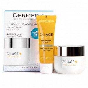 Дермедик Набор Anti-Ageing: дневной крем 50 мл + очищающее масло 25 мл (Dermedic, Oilage)
