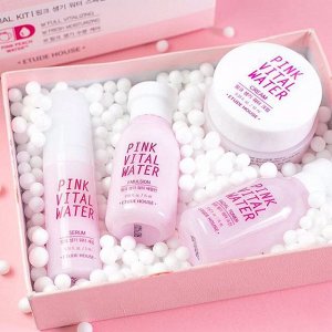 Etude House Мини-набор увлажняющих средств с розовой персиковой водой