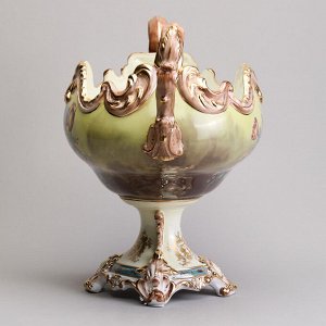Элегантная фруктовница 47x24 см, высота 34 см - идеальное решение для сервировки и хранения фруктов
