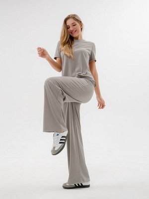 Костюм женский из лапши Леопард серый