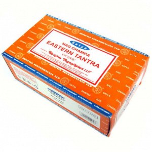 SATYA прямоуг. благовония Eastern Tantra 15 гр. блок 12 шт.