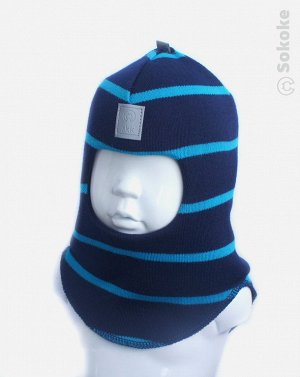 Шапка-шлем детская (цвет 16 тем синий/бир голуб, 0)