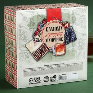Подарочный набор «Настоящему джентельмену»: чай чёрный со вкусом лимона 100 г., френч-пресс