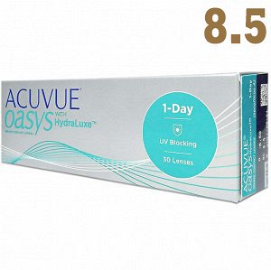 8,5. Acuvue Oasys 1- Day with HYDRALUXE (30 шт) Однодневные линзы