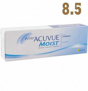 8,5. 1 Day Acuvue  moist (30 шт.)  Однодневные контактные линзы