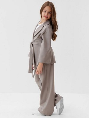 Комплект для девочки (жакет и брюки) MINAKU: PartyDress, серый.