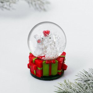 Снежный водяной шар «Мышки любовь»