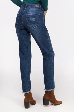 Укороченные джинсы прямого силуэта