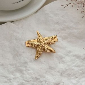 Заколка зажим Ракушка, 1 шт
