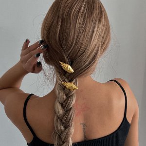 Заколка зажим Ракушка, 1 шт