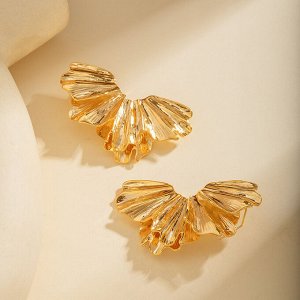 Серьги женские, бижутерия, крупные, массивные