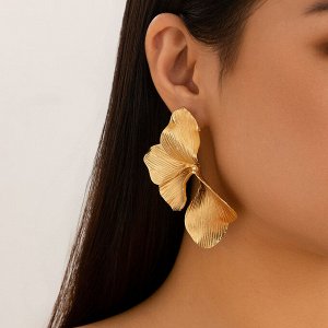 Серьги женские, бижутерия, крупные, массивные