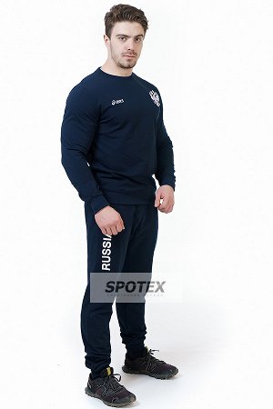 1Спортивный мужской костюм трикотаж X431 Deep Blue