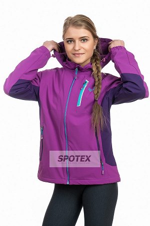 Женская ветровка Jack Wolfskin 16A66 фиолетовый