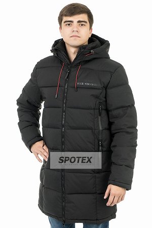 Куртка зимняя удлиненная мужская Remain 7798 черный
