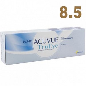 8,5. 1 Day Acuvue  TruEye (30 шт.)  Однодневные контактные линзы