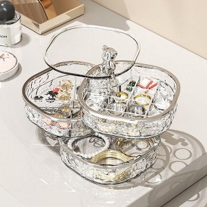 Шкатулка органайзер для украшений и колец, хранения мелочей