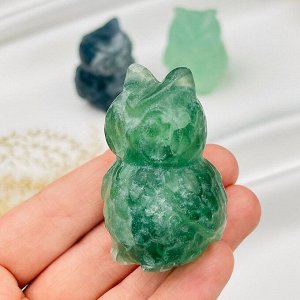 Фигурка "Сова" из Флюорита