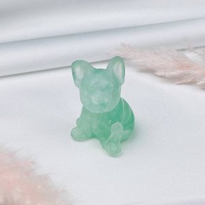 Фигурка "Французский Бульдог" из Флюорита