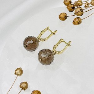 Серьги из Раухтопаза