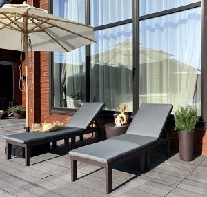 Шезлонг Patio Sun с матрасом