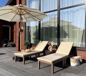 Шезлонг Patio Sun с матрасом