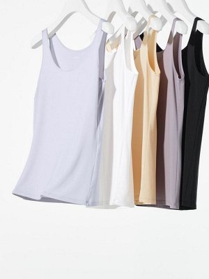 UNIQLO - тоненький топ Airism - 02 LIGHTGRAY