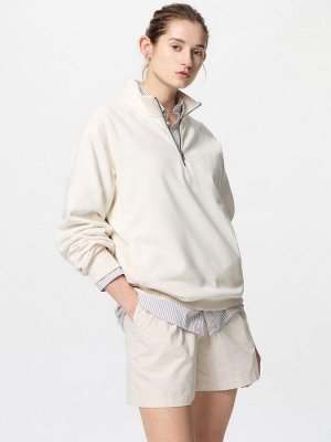 UNIQLO - легкие шорты из хлопка - 30 NATURAL