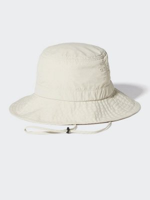 UNIQLO - нейлоновая панама с защитой от UV-лучей и регулируемым шнурком - 30 NATURAL