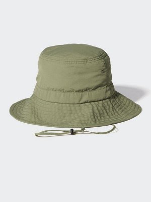 UNIQLO - нейлоновая панама с защитой от UV-лучей и регулируемым шнурком - 56 OLIVE