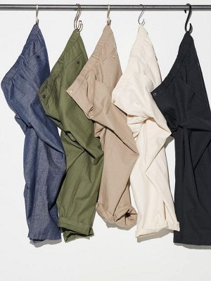 UNIQLO - легкие брюки унисекс из смесового льна - 30 NATURAL