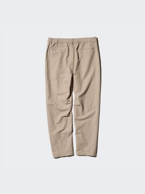 UNIQLO - легкие брюки унисекс из смесового льна - 30 NATURAL
