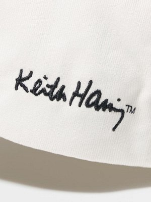 UNIQLO - кепка с дизайном от Кит Харинг - 01 OFFWHITE
