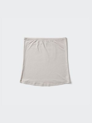 UNIQLO Heattech - тонкий термо-пояс для живота - 02 LIGHTGRAY