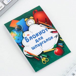 Блокнот А7, 16 листов «Блокнот для шпаргалок»