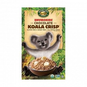 Подушечки органические хрустящие рисовые с молочным шоколадом, koala crisp™ cereal, 325г