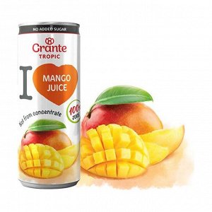 Сок манго 100% прямого отжима, grante, 250мл