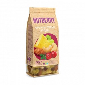 Смесь фрукты орехи ягоды nutberry (нутбери), 100г
