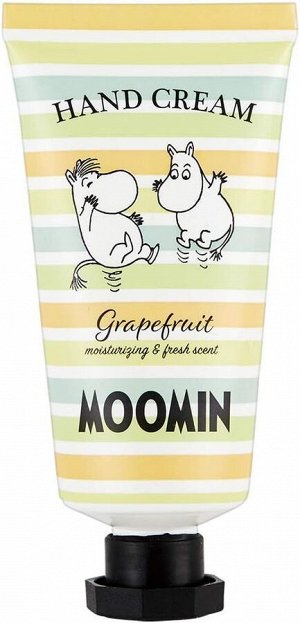 Moomin Hand Cream Grapefruit - крем в милой упаковке с Мумми-троллями, аромат грейпфрута