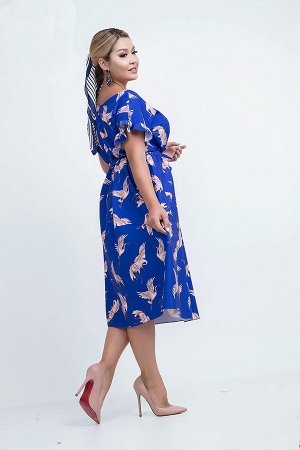 Модное платье с принтом МВ-04090