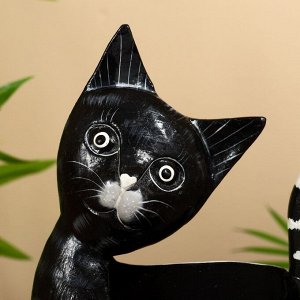 Вечный календарь «Киска», 15x22x6 см, дерево