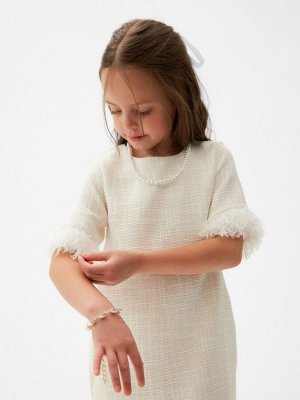Платье нарядное детское MINAKU: PartyDress цвет белый.