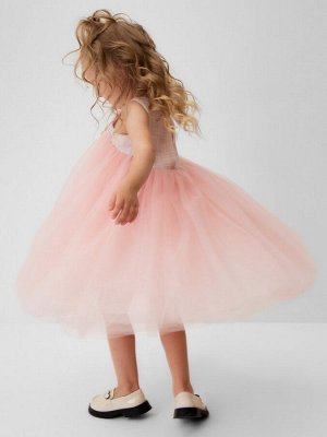 Платье нарядное детское MINAKU: PartyDress цвет розовый.