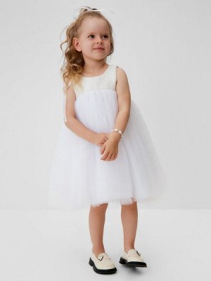 Платье нарядное детское MINAKU: PartyDress цвет белый.