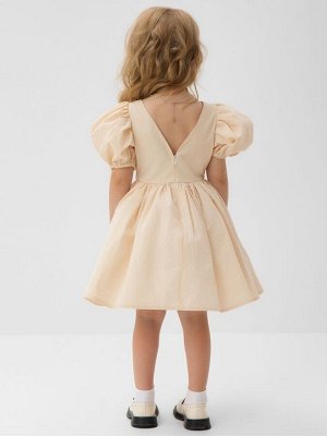 Платье нарядное детское MINAKU: PartyDress, цвет молочный.