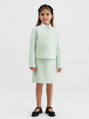 Жакет для девочки, MINAKU :Party Dress, цвет зеленый.